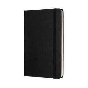 Notes MOLESKINE Classic M 11,5x18 cm gładki twarda oprawa 208 str czarny-723662