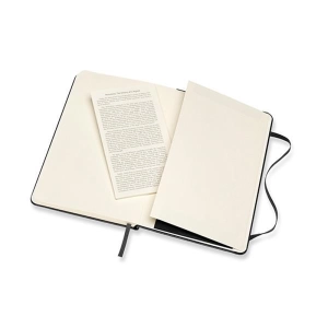 Notes MOLESKINE Classic M 11,5x18 cm gładki twarda oprawa 208 str czarny-723663