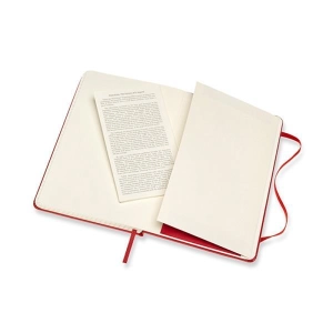 Notes MOLESKINE Classic M 11,5x18 cm w kratkę twarda oprawa scarlet red 208 str czerwony-723694