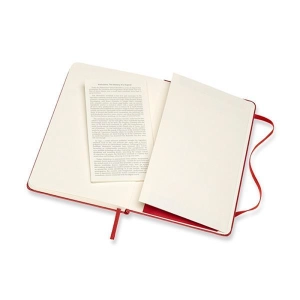 Notes MOLESKINE Classic M 11,5x18 cm gładki twarda oprawa scarlet red 208 str czerwony-723702