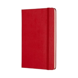 Notes MOLESKINE Classic M 11,5x18 cm gładki twarda oprawa scarlet red 208 str czerwony-723707