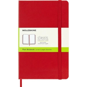 Notes MOLESKINE Classic M 11,5x18 cm gładki twarda oprawa scarlet red 208 str czerwony-723709