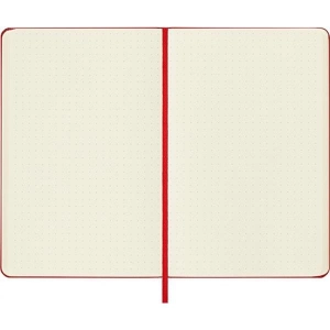Notes MOLESKINE Classic M 11,5x18 cm w kropki twarda oprawa scarlet red 208 str czerwony-723715