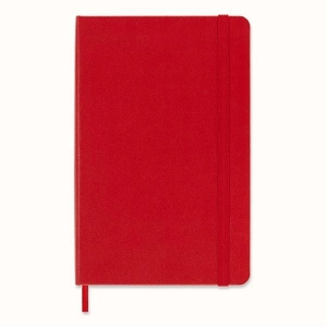 Notes MOLESKINE Classic M 11,5x18 cm w kropki twarda oprawa scarlet red 208 str czerwony-723719