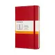 Notes MOLESKINE Classic M 11,5x18 cm w linie twarda oprawa scarlet red 208 str czerwony