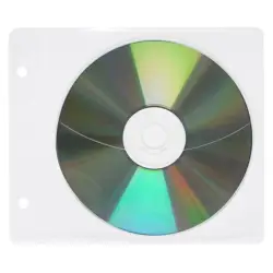Koperty na CD/DVD OFFICE PRODUCTS do wpinania PP 10szt. transparentny-621269