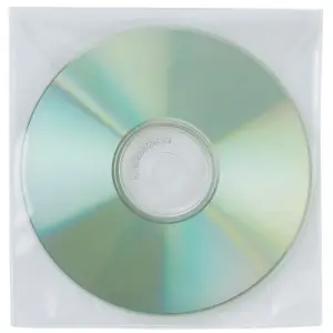 Koperty na CD/DVD Q-CONNECT 50szt. transparentny-621260
