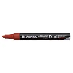 Marker DONAU olejowy D-Oil okrągły 2,8mm czerwony-619243