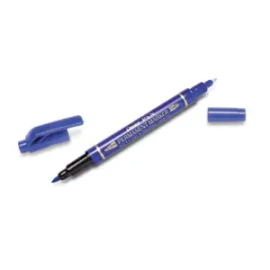 Marker PENTEL dwustronny N75W - niebieski-725193