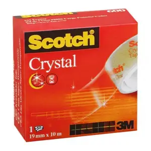 Taśma biurowa SCOTCH Crystal 19mm x 10m Clear 600 transparentna-725909