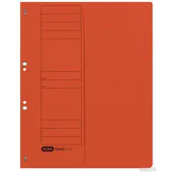Skoroszyt ELBA kartonowy A4 1/2 oczkowy - pomarańczowy 100551881