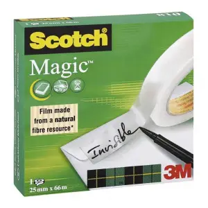 Taśma biurowa SCOTCH Magic (810-2566) matowa 25mm 66m-630913