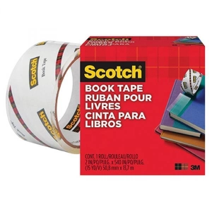 Taśma klejąca SCOTCH Book Repair (845) do naprawy książek 50,8mm 13,7m transparentna-630994