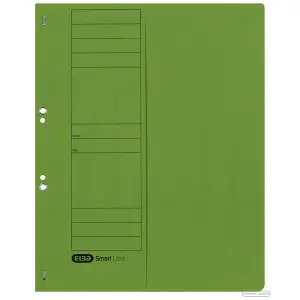 Skoroszyt ELBA kartonowy A4 1/2 oczkowy - zielony 100551879